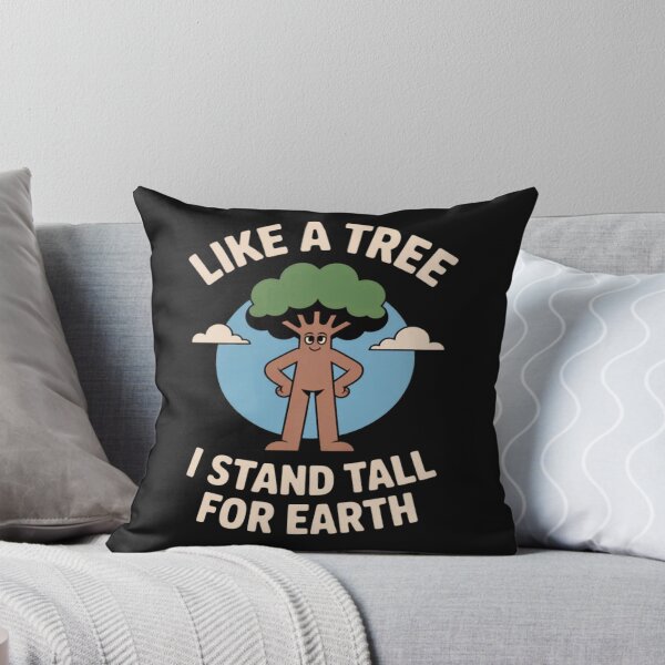 Item preview, Eco Tree Graphic Like a Tree I Stand Tall for Earth designed and sold by Vastingan.