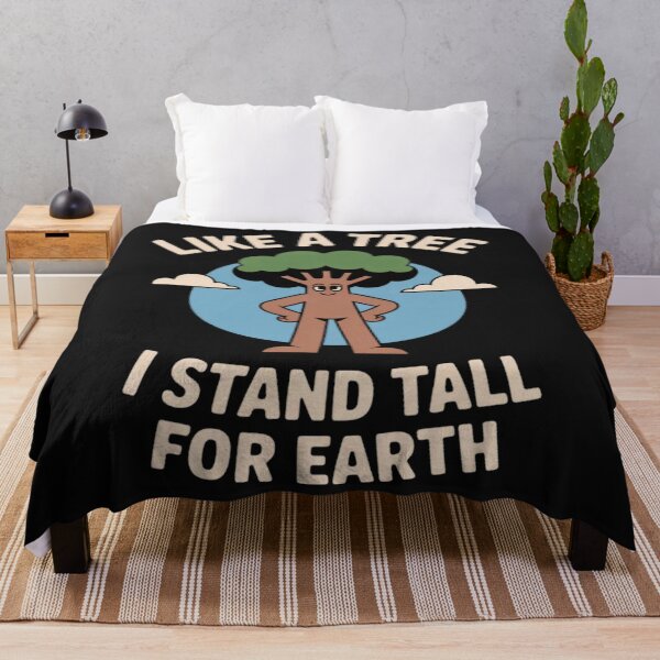Item preview, Eco Tree Graphic Like a Tree I Stand Tall for Earth designed and sold by Vastingan.