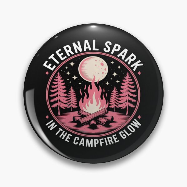 Item preview, ETERNAL SPARK IN THE CAMPFIRE GLOW – NIGHT BONFIRE designed and sold by Vastingan.