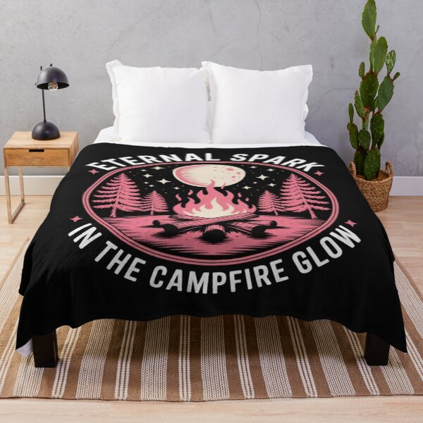 Item preview, ETERNAL SPARK IN THE CAMPFIRE GLOW – NIGHT BONFIRE designed and sold by Vastingan.