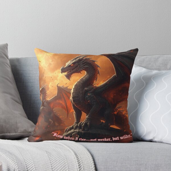 Item preview, From Ashes I Rise — Not Weaker, But Wilder | Epic Dragon Power Design designed and sold by george335555.
