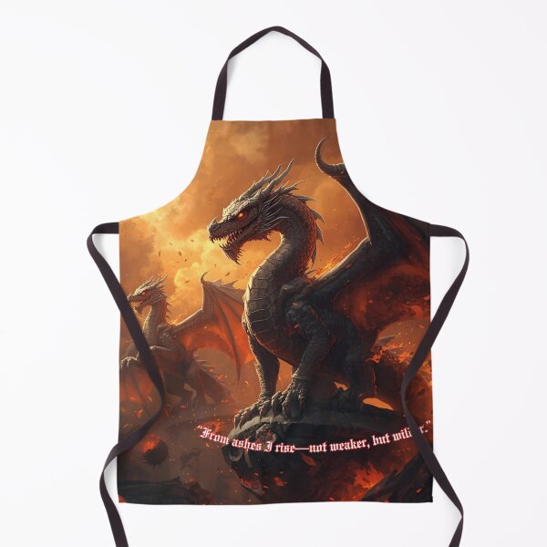 Item preview, From Ashes I Rise — Not Weaker, But Wilder | Epic Dragon Power Design designed and sold by george335555.