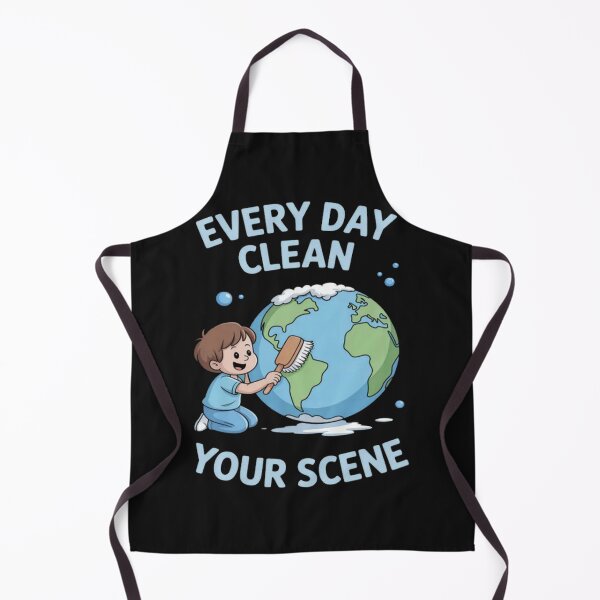 Item preview, Every Day Clean Earth Cartoon Eco Friendly novelty designed and sold by Vastingan.