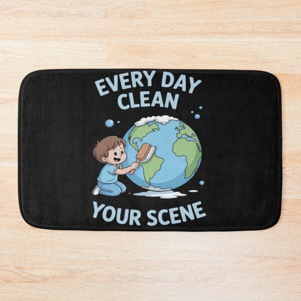 Item preview, Every Day Clean Earth Cartoon Eco Friendly novelty designed and sold by Vastingan.