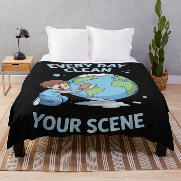 Item preview, Every Day Clean Earth Cartoon Eco Friendly novelty designed and sold by Vastingan.