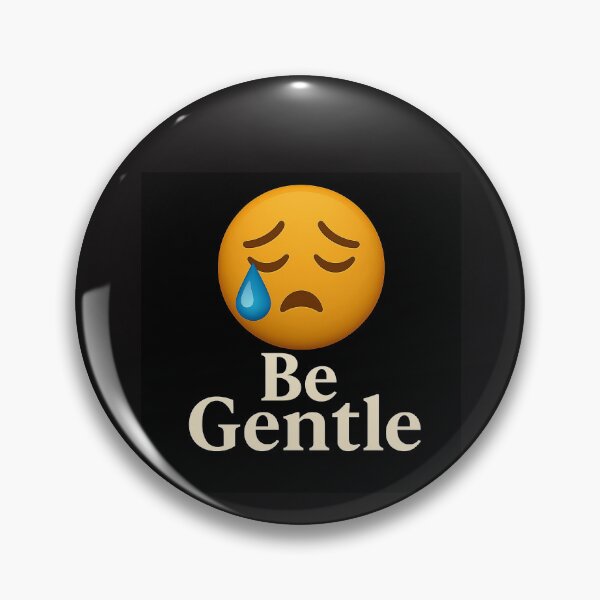Item preview, Be Gentle - Crying  Emoji Design or Funny Doormat designed and sold by BlackArtMedia.