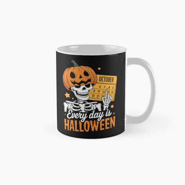 Item preview, Every Day Is Halloween Skeleton Pumpkin designed and sold by Vastingan.