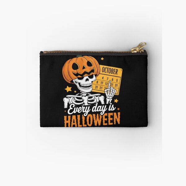 Item preview, Every Day Is Halloween Skeleton Pumpkin designed and sold by Vastingan.