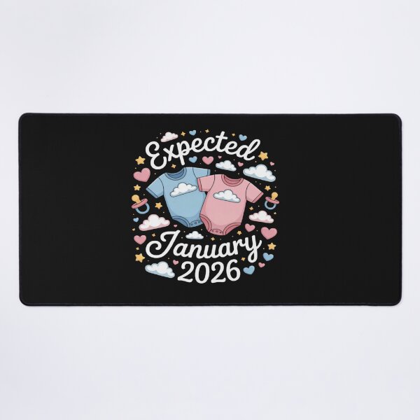 Item preview, Expectant Mother EXPECTED JANUARY 2026 Funny Soon to be Mom designed and sold by Vastingan.