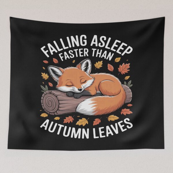Item preview, FALLING ASLEEP FASTER THAN AUTUMN LEAVES  designed and sold by Vastingan.