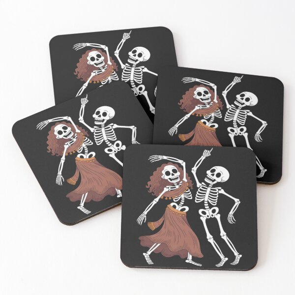Item preview, Funny Belly Dance Skeleton Couple Halloween Party designed and sold by Vastingan.