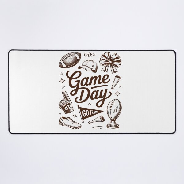 Item preview, Game Day Boho Football Season Hand Drawn designed and sold by Vastingan.