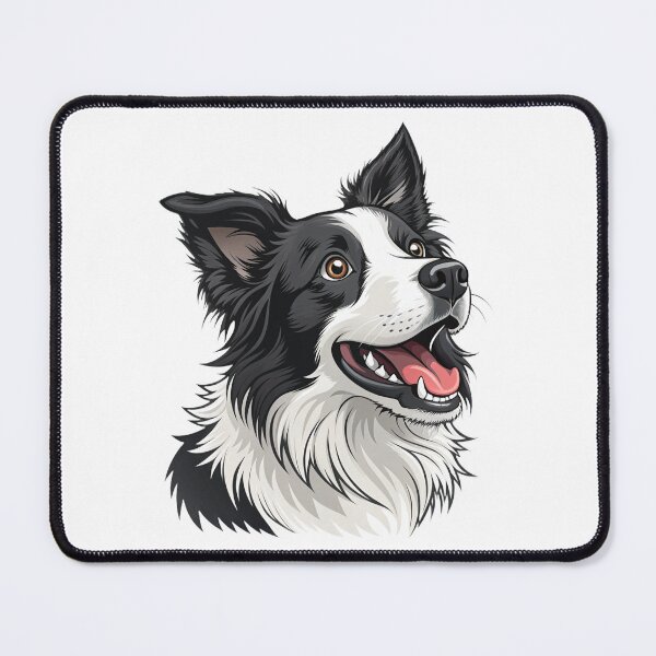 Item preview, Sheep Dog – Loyal Border Collie Pet Portrait Illustration designed and sold by DamianRoy88.