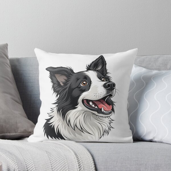 Item preview, Sheep Dog – Loyal Border Collie Pet Portrait Illustration designed and sold by DamianRoy88.
