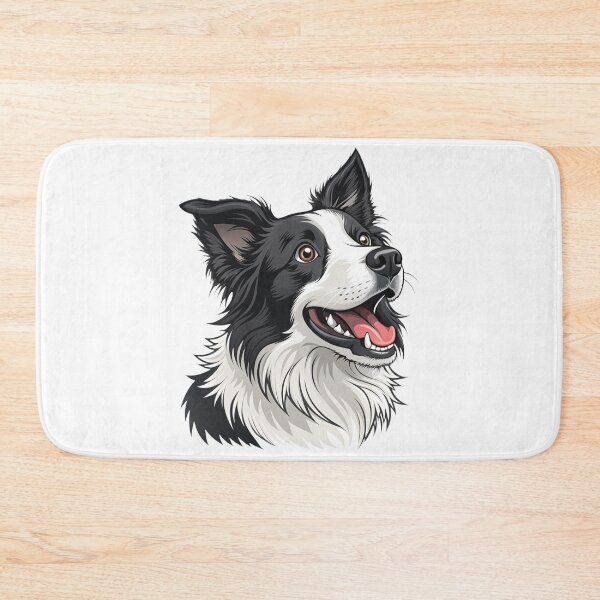Item preview, Sheep Dog – Loyal Border Collie Pet Portrait Illustration designed and sold by DamianRoy88.