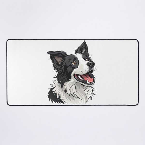 Item preview, Sheep Dog – Loyal Border Collie Pet Portrait Illustration designed and sold by DamianRoy88.