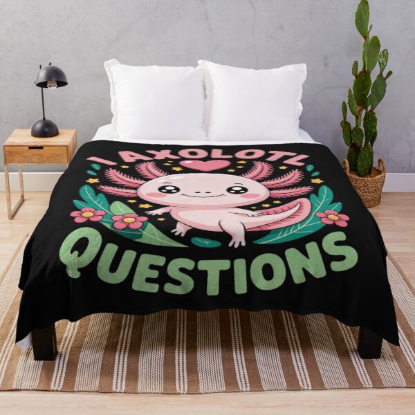 Item preview, Girl I Ask Axolotl Questions Funny Cute Salamander designed and sold by Vastingan.