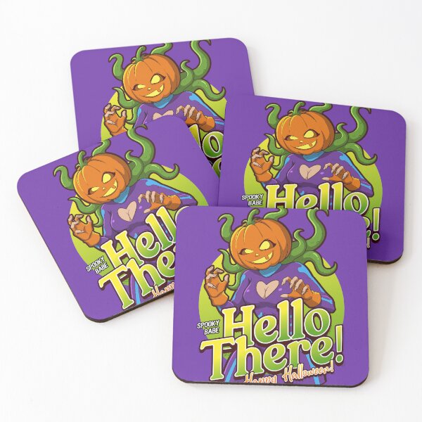 Item preview, Hello There Happy Halloween Spooky Babe Pumpkin  designed and sold by RGB Estudio Creativo.