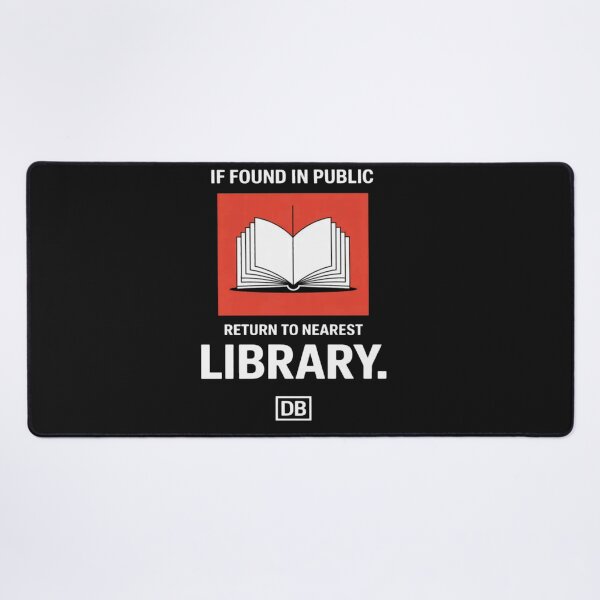 Item preview, Missing Book Alert Return to Library for Book Lovers  designed and sold by Vastingan.