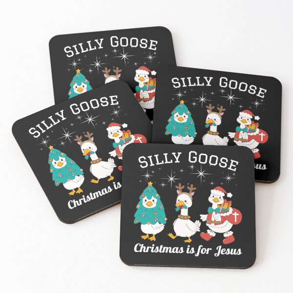 Item preview, Santa Reindeer Silly Goose Christmas is For Jesus the Reason For the Season designed and sold by Forevermore.