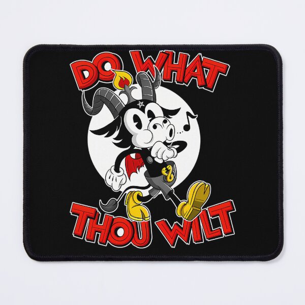 Item preview, Contemporary Do What Thous Wi.ltt Baphomets 30s Cartoon Occults Esotericisms designed and sold by BarthJade.