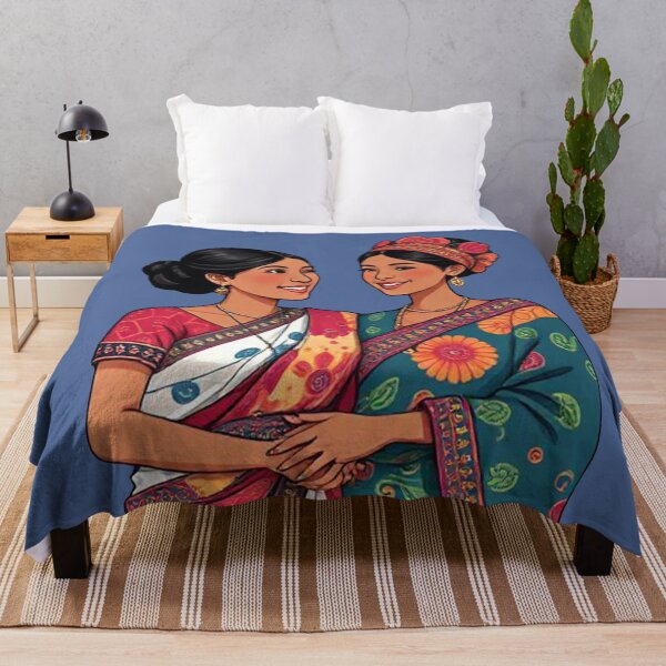 Item preview, Traditional Grace – Mother and Daughter in Cultural Dress designed and sold by Wizdem Artworkz.