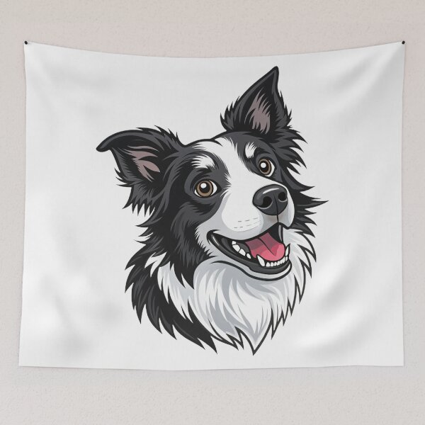 Item preview, Sheep Dog – Cute Smiling Cartoon Puppy Illustration designed and sold by DamianRoy88.