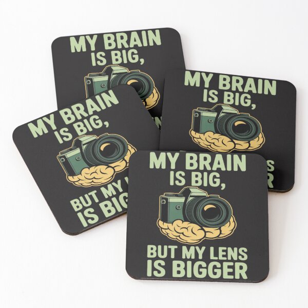 Item preview, My Brain Is Big But My Lens Is Bigger Camera designed and sold by Ikwalima.
