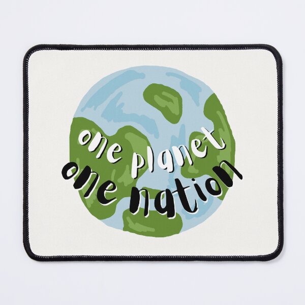Item preview, One Planet, One Nation – Earth Unity Design designed and sold by downUnderInk.