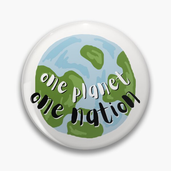 Item preview, One Planet, One Nation – Earth Unity Design designed and sold by downUnderInk.