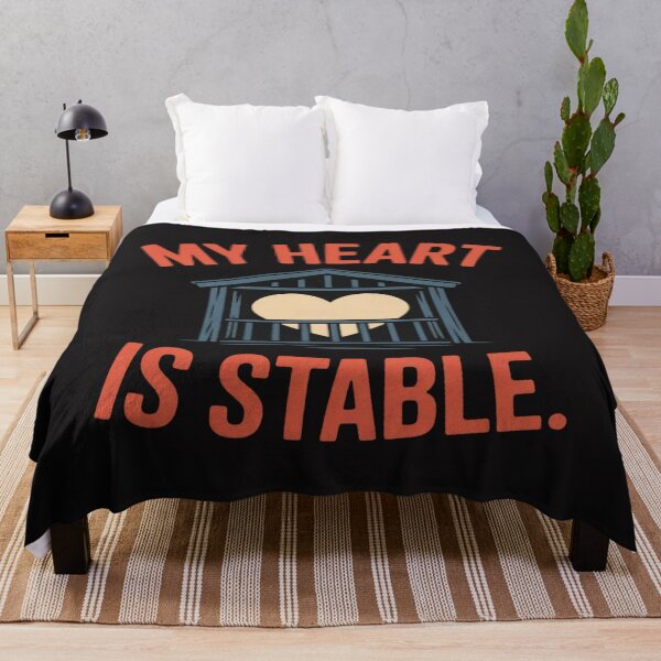 Item preview, My Heart is Stable Horse Lover Equestrian novelty designed and sold by Ikwalima.