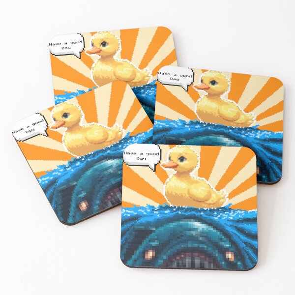 Item preview, Happy Duck Above the Deep Pixel water designed and sold by PDA-studio.