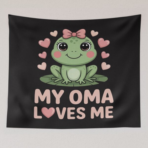 Item preview, My Oma Loves Me Granddaughter Frog designed and sold by Ikwalima.