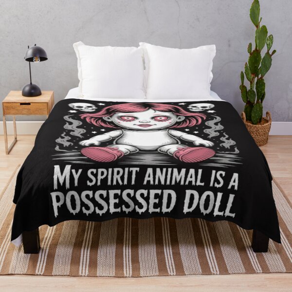 Item preview, My Spirit Animal Is a Possessed Doll Halloween designed and sold by Ikwalima.