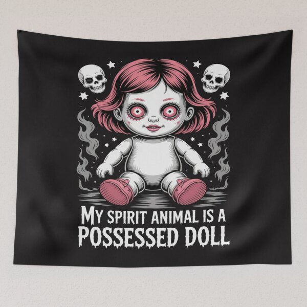 Item preview, My Spirit Animal Is a Possessed Doll Halloween designed and sold by Ikwalima.