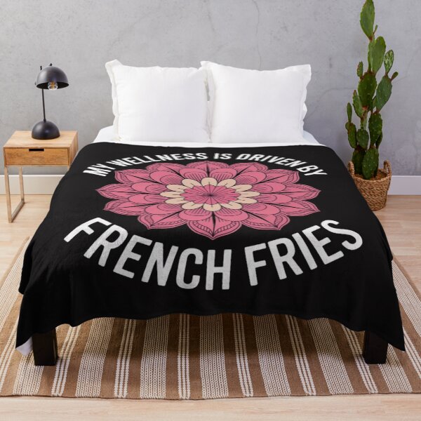Item preview, My Wellness is Driven by French Fries Funny Concentration designed and sold by Ikwalima.