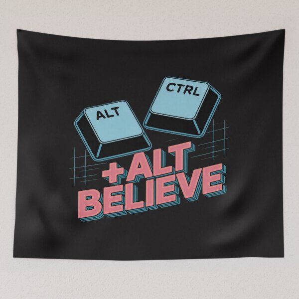 Item preview, Neon Arcade Believe Pun designed and sold by Ikwalima.