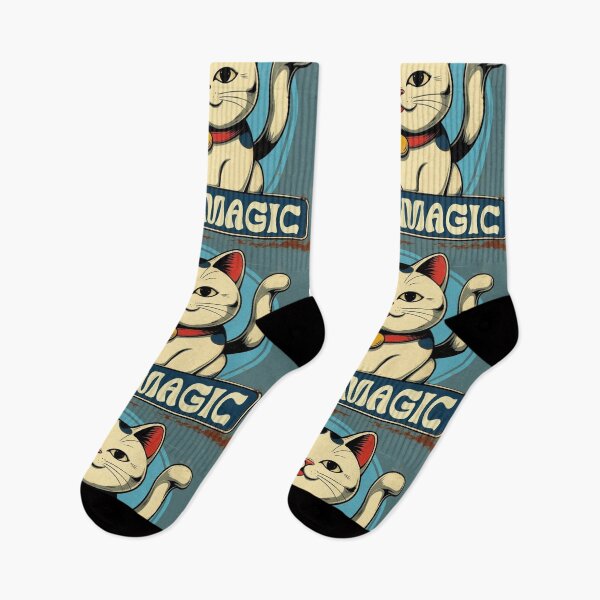 Item preview, Neko Magic – Vintage Mystical Cat Illustration designed and sold by LEO'S CREATURE　れおずくりーちゃー.