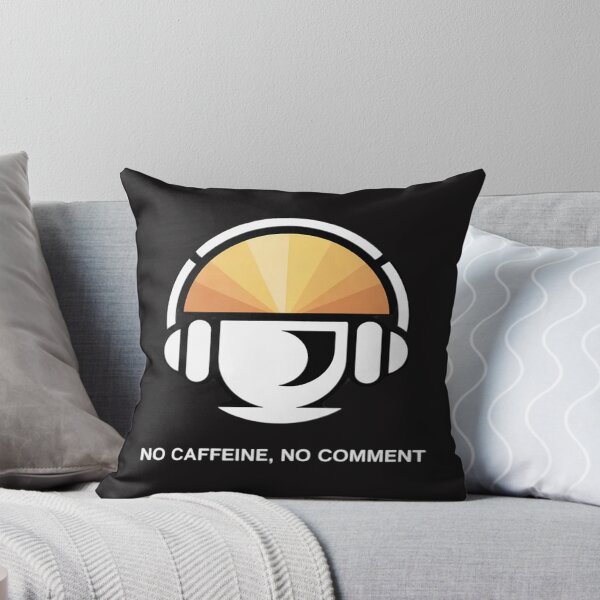 Item preview, No Caffeine No Comment Coffee Cup Headphones designed and sold by Ikwalima.