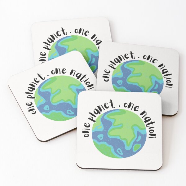 Item preview, One Planet One Nation – Earth Unity & Peace Design designed and sold by downUnderInk.