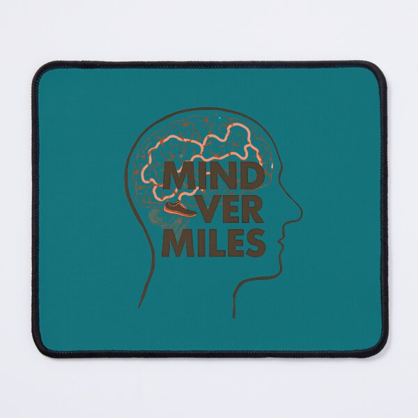 Item preview, Mind Over Miles – Minimalist Running Motivation designed and sold by endurothreads.