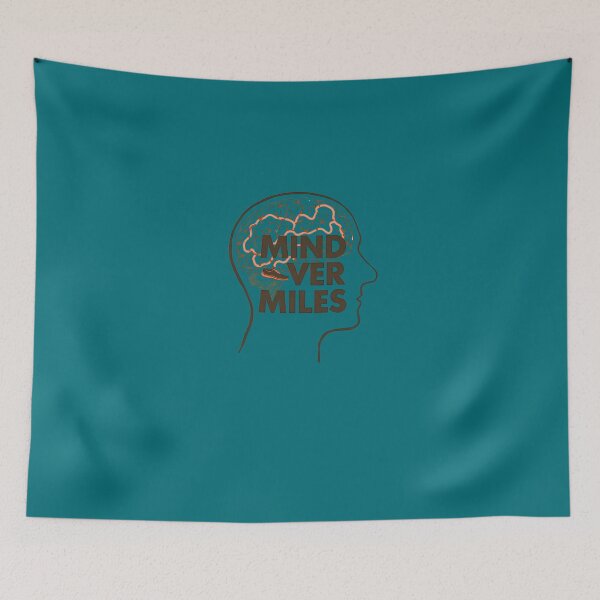 Item preview, Mind Over Miles – Minimalist Running Motivation designed and sold by endurothreads.