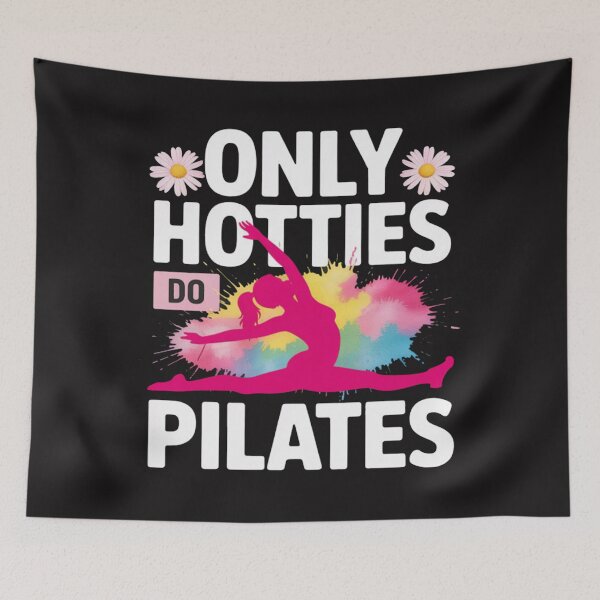 Item preview, Only Hotties Do Pilates Funny Fitness Hot Girl Workout Gym designed and sold by Ikwalima.