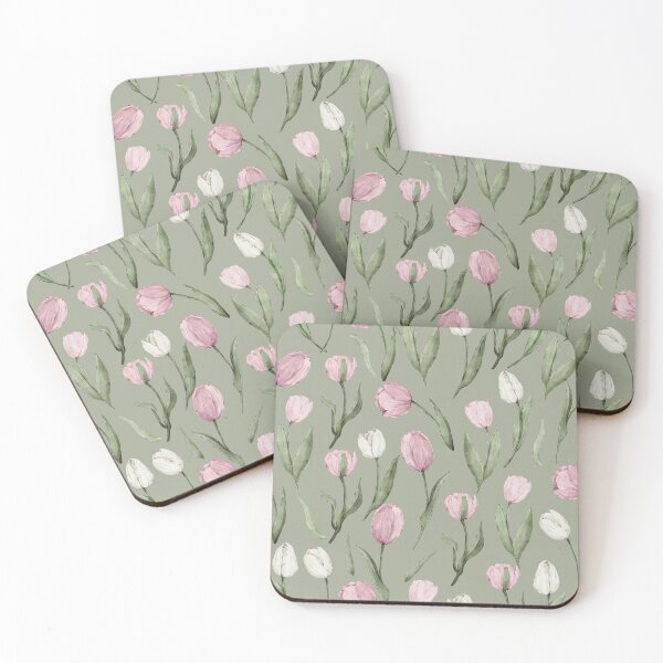Item preview, Tulip Flower Pattern | Pastel Spring Floral Design designed and sold by Jannielle.