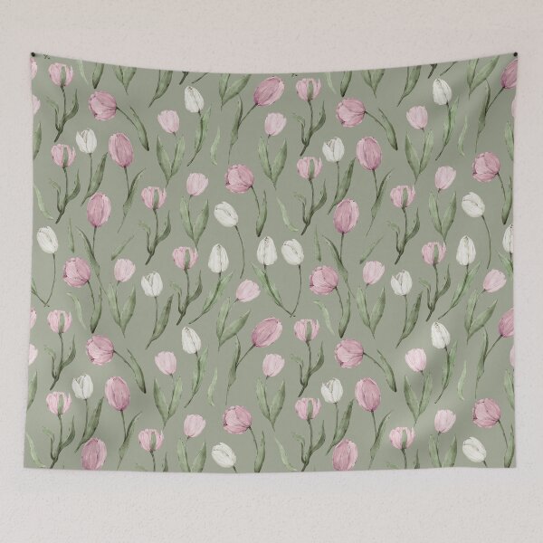 Item preview, Tulip Flower Pattern | Pastel Spring Floral Design designed and sold by Jannielle.