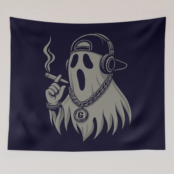 Item preview, Cool Ghost Vibes T-Shirt – Hip-Hop Spirit Style designed and sold by UniqueDesign751.