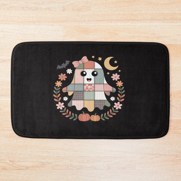 Item preview, Patchwork Quilt Ghost Coquette Pumpkin Fall Floral Halloween designed and sold by Ikwalima.