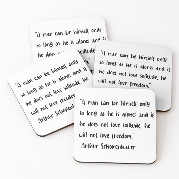 Item preview, Schopenhauer Quotes designed and sold by 4ever-Undaunted.