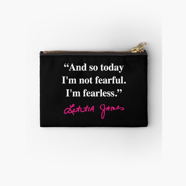 Item preview, Tish James - I'm fearless- Quote (hot pink signature) designed and sold by Thelittlelord.