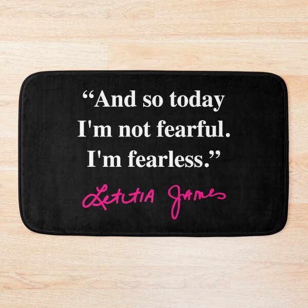Item preview, Tish James - I'm fearless- Quote (hot pink signature) designed and sold by Thelittlelord.